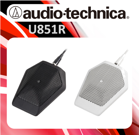 Audio-Technica U851Rb Cardioid Condenser Boundary Microphone (Black or –  bodymics